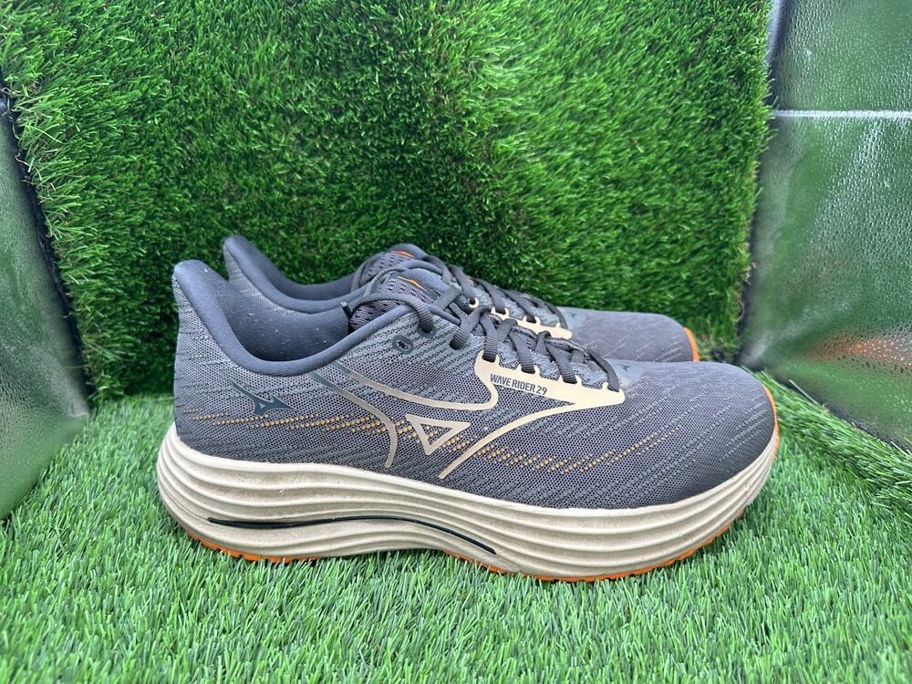 Mizuno Wave Rider 29 J1GC250310 Athletic Sneaker Men's 12.5 Gray Mesh Training